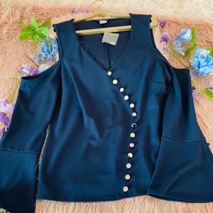 Venus cold shoulder top